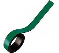 Cinta magnética de colores para escribir y cortar de 40mm de ancho x 0,85mm de grosor x 5m de largo - Colores: blanco, amarillo, rojo, verde, azul, otra, Color:verde