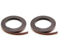 Cinta Magnética Flexible Magflex® Con Auto Adhesivo Premium - Polaridad A - 12.7 Mm De Ancho - 1 M De Longitud (Paquete de 2)