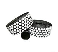 Cinta Manillar Bici 215cm EVA Antideslizante | Silicona , base EVA para suave, reduce vibraciones, larga duración, terreno(White-Black)