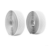 Cinta Manillar EVA Perforada Antideslizante para Bici | Textura antideslizante, tracción mejorada, seguridad lluvia, para control total, clima(White)