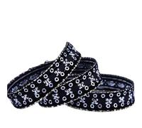 Cinta Metálica Brillante Cinta de terciopelo brillante, cinta ancha encaje, adorno tela, lentejuelas metálicas, cintas nailon for manualidades, 9, 16, 25, 38, 100 yardas(Color-01,25mm 100yards)