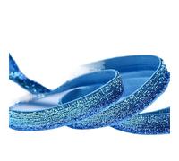 Cinta Metálica Brillante Cinta de terciopelo brillante, cinta ancha encaje, adorno tela, lentejuelas metálicas, cintas nailon for manualidades, 9, 16, 25, 38, 100 yardas(Color-21,9mm 200yards)