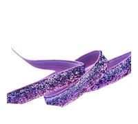 Cinta Metálica Brillante Cinta de terciopelo brillante, cinta ancha encaje, adorno tela, lentejuelas metálicas, cintas nailon for manualidades, 9, 16, 25, 38, 100 yardas(Color-25,19mm 100yards)