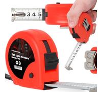 Cinta Métrica 8 m Flexómetro Diseño Compacto Ergonómico Bloqueo Escala Métrica Clara Precisión Magnético Gancho Clip Para Cinturón Carcasa Plástico