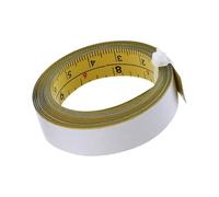 Cinta métrica autoadhesiva de acero, regla de doble escala para entusiastas de bancos de trabajo, herramienta de medición de acero para redactar medición autoadhesiva