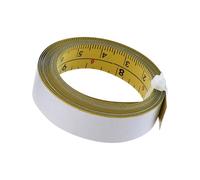 Cinta métrica autoadhesiva de acero, regla de doble escala para entusiastas de bancos de trabajo, herramienta de medición de acero para redactar medición autoadhesiva