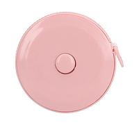 Cinta métrica, cinta multiusos para medir el cuerpo, portátil, resistente al calor para bajar de peso, para medir el cuerpo, para coser, manualidades a medida(rosado)