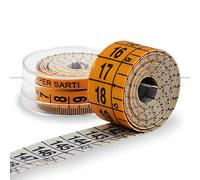 Cinta Metrica Corporal - BENESSERE In Linea® - Cinta Metrica Costura con Práctico Estuche De Plástico Rígido - - Fita Corporal Envolvente Doble Coloración - Metro Costura 1.5 Mt