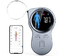RENPHO Smart Body Tape Measure+, cinta métrica inteligente corporal, cinta métrica mejorada para pérdida de peso, ganancia muscular, fisicoculturismo, cinta digital inteligente en pulgadas y cm