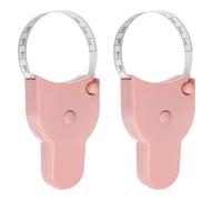 Cinta Metrica Corporal, Suiyeejan 150 cm Cinta Métrica de Cuerpo Retráctil, Cinta Métrica Suave, para Medidas Corporales Y Pérdida de Peso, Costura, Manualidades, Sastre, Ropa (Rosa, 2 Piezas)