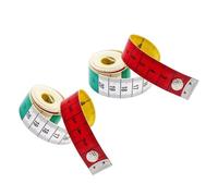 Cinta métrica de 150 cm, agarre antideslizante flexible, perfecta para sastrería, carpintería y niños, cinta métrica de uso seguro, doble escala