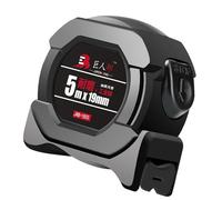 Cinta Métrica De 19 Mm/25 Mm Ancho Medición Verde Fluorescente Con Bloqueo Automático Y Clip Trasero Regla Métrica 500 Cm/16 4 Pies Construcción Acero Carbono ABS