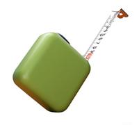 Cinta métrica de acero impermeable con autobloqueo ABS Caso Marcas de precisión transparentes 5M Acero al carbono para carpintería Construcción al aire libre DIY Medición precisa (B)