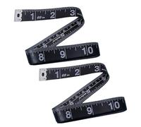 Cinta Métrica De Costura, Cinta Métrica De Sastre, Cinta Métrica, Regla De Herramienta De Medición, Cinta Métrica Negra, 2 Uds.