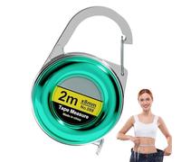 Cinta métrica de costura,Cinta métrica suave | corporal retráctil a medida, de cintura flexible de bolsillo para viajes a casa