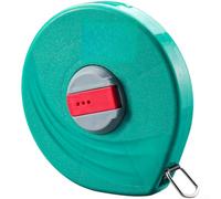Cinta métrica de cuero, cinta métrica retráctil con funda de cuero, métrica portátil para costura y manualidades de sastrería (verde 20)