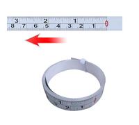 Cinta Métrica De Doble Escala En Pulgadas Y Métricas Regla Banco Trabajo Autoadhesiva Medida Ingletadora Medida Pista Regla Banco Trabajo Acero Inoxidable