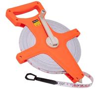 Cinta Metrica De Fibra De Vidrio, 100m/330ft Cinta Métrica Enrollable Rollo De Cinta Métrica, Fiberglass Tape Measure Rollo Abierto De Cinta Métrica Cinta Métrica Larga De Doble Cara Mm Y Pulgadas