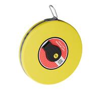 Cinta métrica de fibra de vidrio con diseño de manivela de mano, cinta ABS a prueba de golpes para varios entornos, cinta de fibra de vidrio