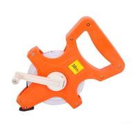 Cinta métrica de fibra de vidrio con mango ergonómico perfecta para mediciones precisas de hasta 100 metros (30 m)
