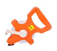 Cinta métrica de fibra de vidrio de vinilo resistente con escala de doble cara, perfecta para uso en exteriores y medidas precisas (20 m)