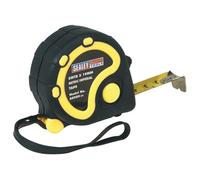 Cinta Métrica De Goma Sealey AK989 5M (16FT) X 19MM Métrico/Imperial