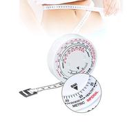 Cinta métrica de grasa, Cuerpo busto cintura circunferencia calibrador probador índice de masa corporal, ABS redondo retráctil cinta metrica corporal