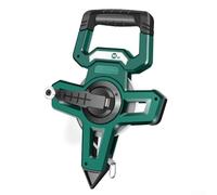 Cinta métrica de ingeniería de 30/50/100 m, herramienta de medición portátil ligera para mediciones precisas en varios ajustes (50 m)