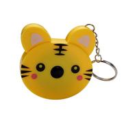 Cinta métrica de llavero de animales de dibujos animados, 1,5 m, transportable, retráctil, ABS, PVC, fibra de vidrio, King para niños y adultos, educación en casa, viajes, cinta métrica