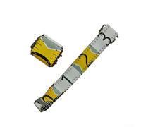 Cinta métrica de pescado, regla de pesca plegable de PVC impermeable con clip, escala transparente de 140 cm para pesca en agua dulce y salada (amarillo)