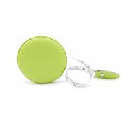 Cinta métrica de piel retráctil, color verde, pequeña cinta métrica para sastres y diseñadores, 1 unidad de 1,5 metros de ancho