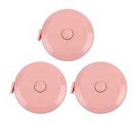 Cinta métrica de tela escandinava de 1,5 m de ABS y PVC permanente para construcción de fibra de vidrio de doble escala para teletrabajo, cinta métrica flexible de fibra de vidrio de PVC