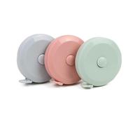 Cinta métrica de tela escandinava de 1,5 m de plástico ABS PVC de fibra de vidrio para construcción de doble escala para teletrabajo, manualidades, dispositivo de medición artística para el hogar