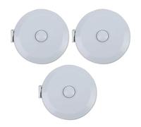 Cinta métrica de tela escandinava permanente de 1,5 m, ABS, PVC, fibra de vidrio, doble escala, para teletrabajo, manualidades, ABS, PVC, fibra de vidrio, cinta permanente