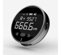 Cinta métrica digital, medición de distancia láser de 50 m con alta precisión, regla de medición electrónica con retroiluminación LCD grande, conmutación de unidad de M/in/pies, pitágoras, cálculo de
