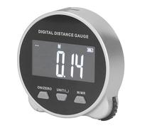 Cinta Métrica Digital, Regla de Rollo de Pantalla Digital Compacta Negra Plateada Multifuncional Batería de Larga Duración para Diámetro Cilíndrico para Círculo