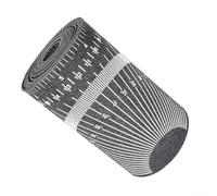 Cinta métrica flexible para tuberías de 1 a 6 pulgadas con escala de unidad dual para montaje profesional de tuberías (6-30 pulgadas, blanco)