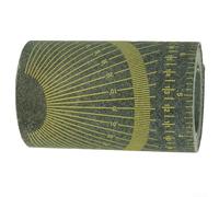 Cinta métrica flexible para tubos de 1 a 6 pulgadas, herramienta envolvente de material sin junta, con escala de pulgadas y mm, color negro (6-30 pulgadas, amarillo)