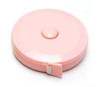 Cinta métrica flexible que no se deforma para pecho, cintura y cadera con altas graduaciones para lecturas precisas (rosa nórdico a granel)