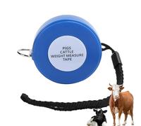 Cinta métrica genérica para ganado - Cinta métrica para el peso del cerdo | Peso retráctil profesional y burbuja de altura, cinta de peso para muslos para granjas de cabras de ganado porcino