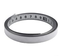 Cinta métrica MiteTrack de 15 m, hecha de acero inoxidable, fuerte para una fácil instalación en varias superficies (5 hacia adelante)