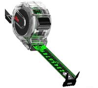 Cinta métrica multiusos con caja de almacenamiento, pantalla transparente para legibilidad, fabricación a prueba de óxido para mayor fiabilidad en uso (A)