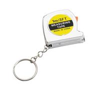 Cinta métrica multiusos de 1 metro con llavero, plástico suave, 1 metro, multiusos, por lo que es conveniente para la medición de carpintería y muebles (a)