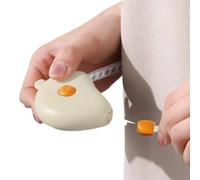 Cinta Métrica para Cuerpo - 150 cm Regla Retráctil Magnética Flexible - Cinta Métrica Suave Con Estampado Gallina - para Proyectos de Costura en Casa Tejido Confección de Ropa y Taller de