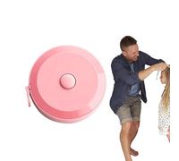 Cinta métrica para el cuerpo: 2 m, azul suave/rosa/verde/, dispositivo de regla flexible, herramienta retráctil compacta | Perfecta monitorización del estado físico Diseño de ropa Tareas domésti