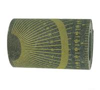 Cinta métrica para tubos de 1 a 6 pulgadas, material de sellado flexible con escala de pulgadas y mm, resistente al calor hasta 177 °C, herramienta ideal para instaladores y aficionados al bricolaje