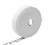 Cinta métrica pequeña: herramienta de regla de tela de 5x5x3 cm, medida corporal retráctil, cinta de precisión de doble cara para coser y tejer | Regla artesanal y flexible para ropa Seguimiento