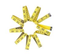 Cinta métrica permanente de fibra de vidrio de PVC de 150 cm, doble escala para costura, manualidades, medición corporal, 5 preferencias de color, sin torsión, PVC, costurera, King