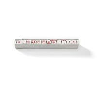 Cinta métrica plegable de Hultafors, modelo 200364, 1 m, «G59-1-10», color blanco
