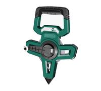 Cinta métrica portátil de ingeniería, 30/50/100 m, herramienta de medición manual de acero inoxidable para construcción y decoración